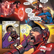 Ikaris passes on the power of the Unimind—the legacy of the Eternals—to Tony Stark before dying.